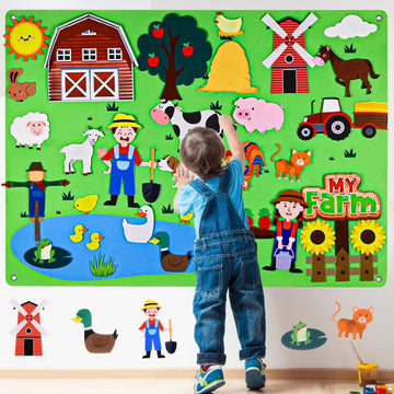 Farm & Ocean Felt Story Board Set