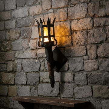 Medieval Castle Torch LED Wall Sconce