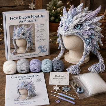 Ocean Series Hood Hat DIY Crochet Kit