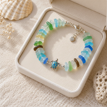 Sea Glass Blessing Bracelet