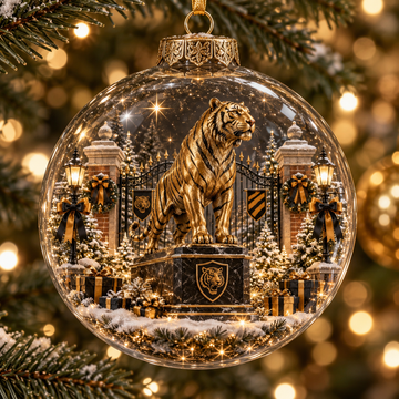 Roar with Pride Light-Up Football Heritage Ornament