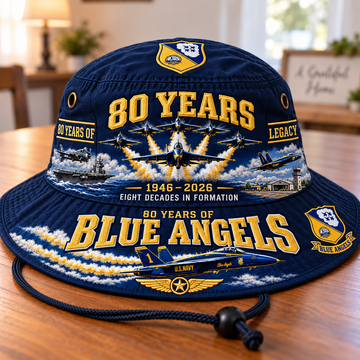 Blue Angels 80th Anniversary Bucket Hat