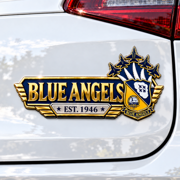 1946–2026 Blue Angels 80th Anniversary Aviation Car Emblem