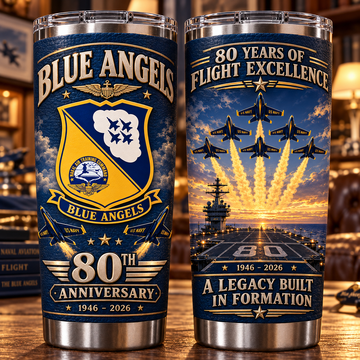 Blue Angels 80th Anniversary Commemorative Tumbler