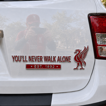YOU’LL NEVER WALK ALONE 3D Metal Car Emblem Badge