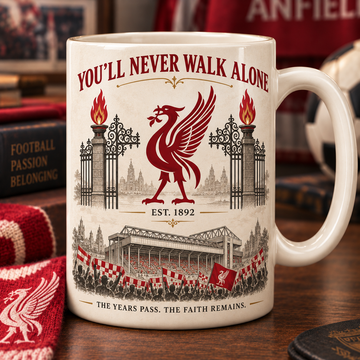 You’ll Never Walk Alone – Heritage Football Supporter Mug