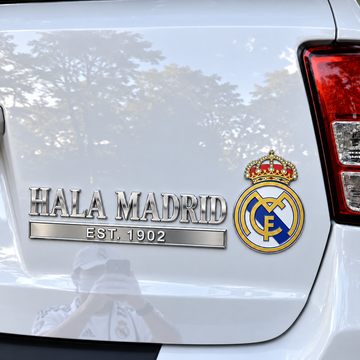 1902 Royal Legacy 3D Metal Car Emblem – Built for Football Glory