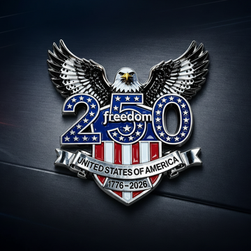 America 250 Freedom Eagle Car Emblem