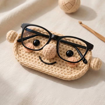 Handmade Crocheted Eyeglass Holder Set