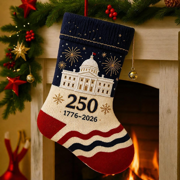 USA 250th Anniversary 1776–2026 Christmas Stocking