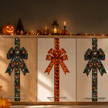 Halloween Cabinet Bow Decoration