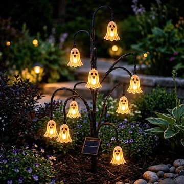 Halloween Solar Tree Stump Light