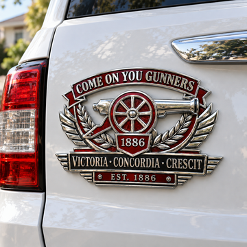 Gunners Pride 3D Metal Car Emblem