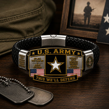 U.S. Army This We’ll Defend Motto Bracelet