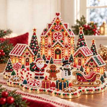 Magical Christmas Village – DIY Gemstone Kit