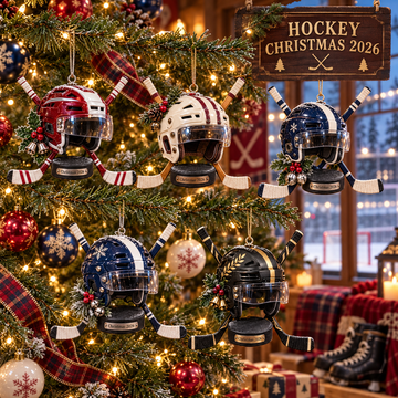 2026 Hockey Christmas Ornaments