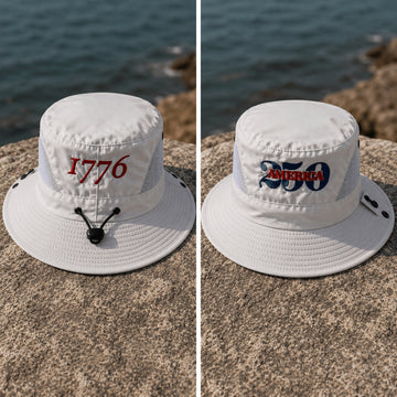 1776 America 250 Safari Hat | Patriotic Sun Hat