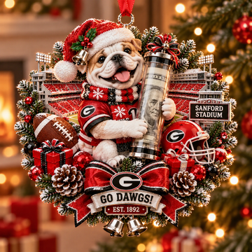 College Football Money Surprise Ornament