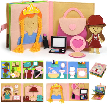 Montessori Felt Quiet Book – Sensory Busy Board