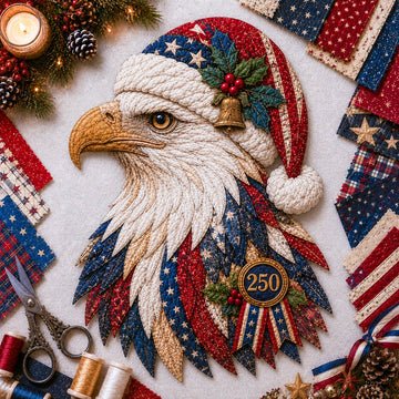 DIY Eagle Fabric Art Kit