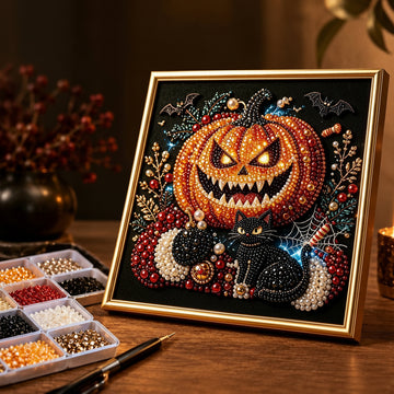 DIY Dark Halloween Diamond Painting Kit
