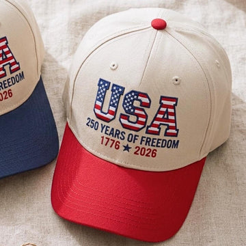 USA Patriotic Trucker Cap 250th Anniversary