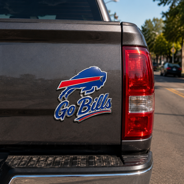 Go Bills Car Emblem Metal Badge