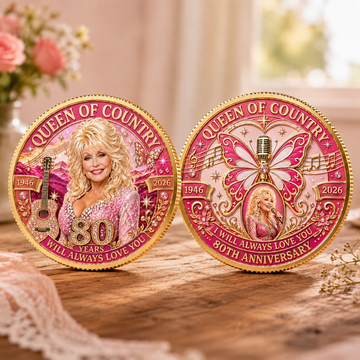 80th Anniversary I Will Always Love You Commemorative Coin