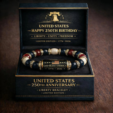 250th Anniversary USA Beaded Bracelet Commemorative Gift