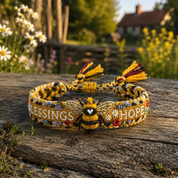 Honey Bee Braided Bracelet