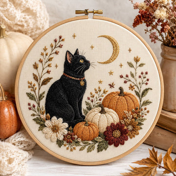 DIY Halloween Embroidery Kit