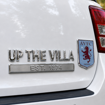 UP THE VILLA 3D Metal Car Emblem Badge