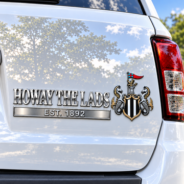 HOWAY THE LADS 3D Metal Car Emblem
