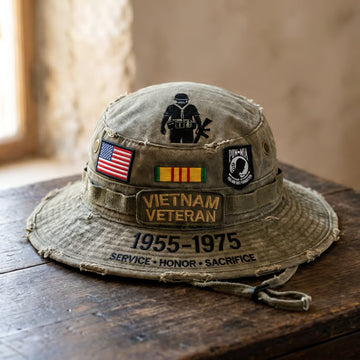 Vietnam Veteran Tribute Boonie Hat Outdoor Adventure Hat