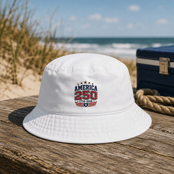 Patriotic 1776–2026 Celebration of America Bucket Hat