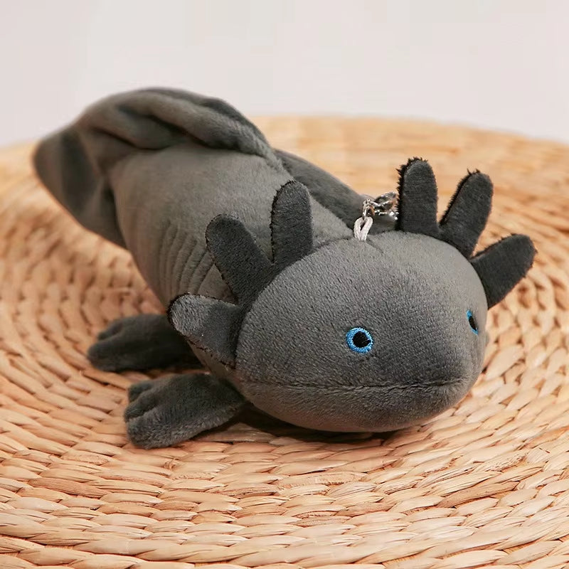 Colorful Axolotl Plush Keychain