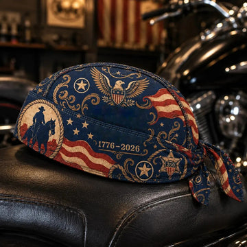 American 250 Cycling Pirate Hat / Biker Headwrap