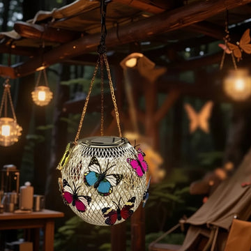 Solar Pendant Lamp Art of Iron