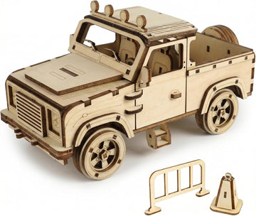 Vintage Off-Road Pickup Truck 3D Puzzle