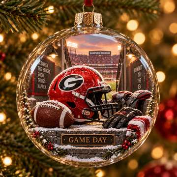 Go Hoosiers — Light-Up College Football Ornament