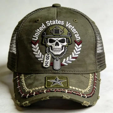 DD-214 United States Veteran Cap