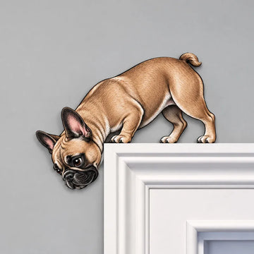 Peeking Pup Doorway Topper