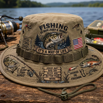 Fishing Is a Way of Life Bucket Hat