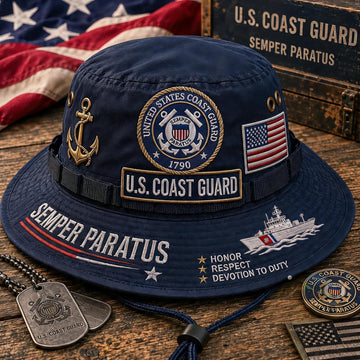 US Coast Guard Semper Paratus 1790 Boonie Hat