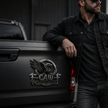 F-CAW-F Midnight Edition Metal Emblem