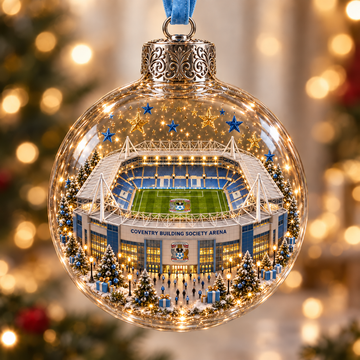 Bring the Stadium Home — Light-Up Football Stadium Christmas Ornament