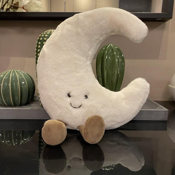 Fun Moon Plush – Cute Stuffed Animal Pillow Toys