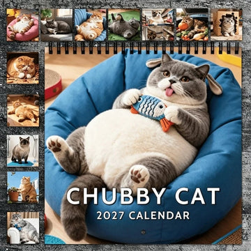 2027 Chubby Cat Calendar