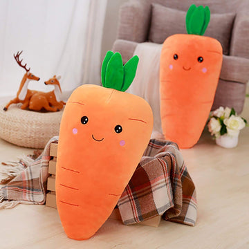 Cartoon Carrot Plush Toy – Cute Carrot Shape Stuffed Pillow