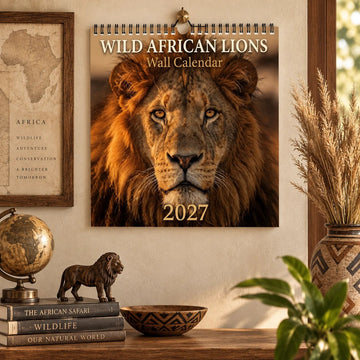 Wild African Lions 2027 Wall Calendar